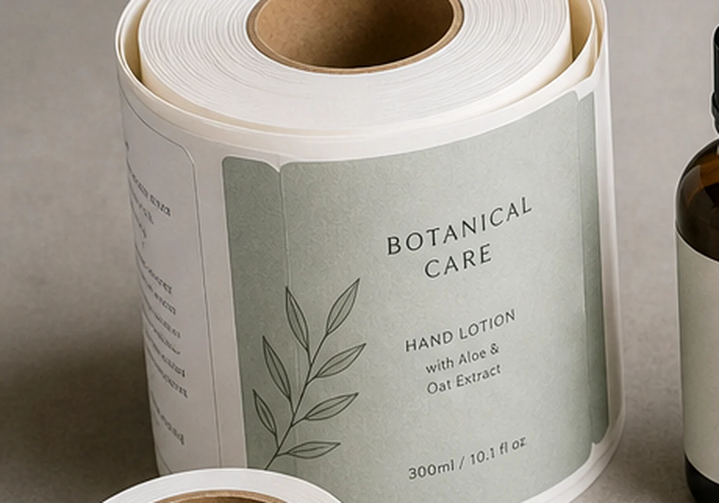 Printed product tags and labels used for branded packaging