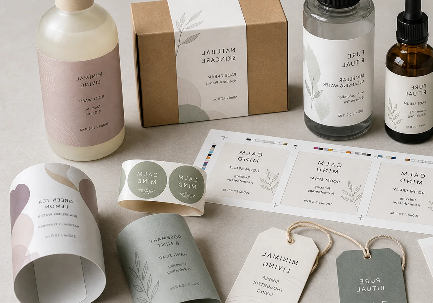 Open box packaging with paper insert and protective filler