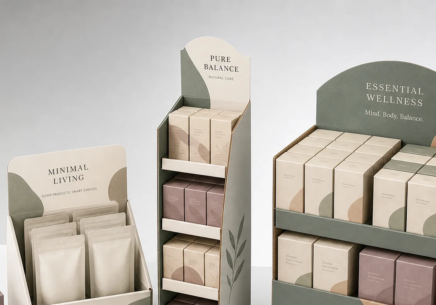 Printed retail display packaging and display shipper structure