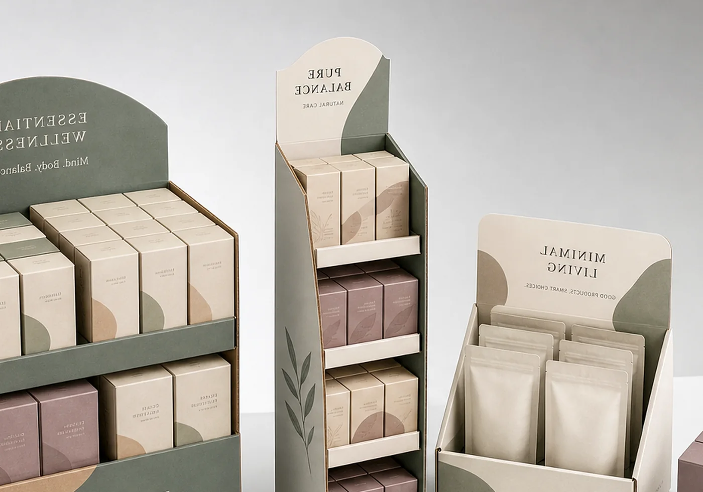 Printed retail display packaging and display shipper structure
