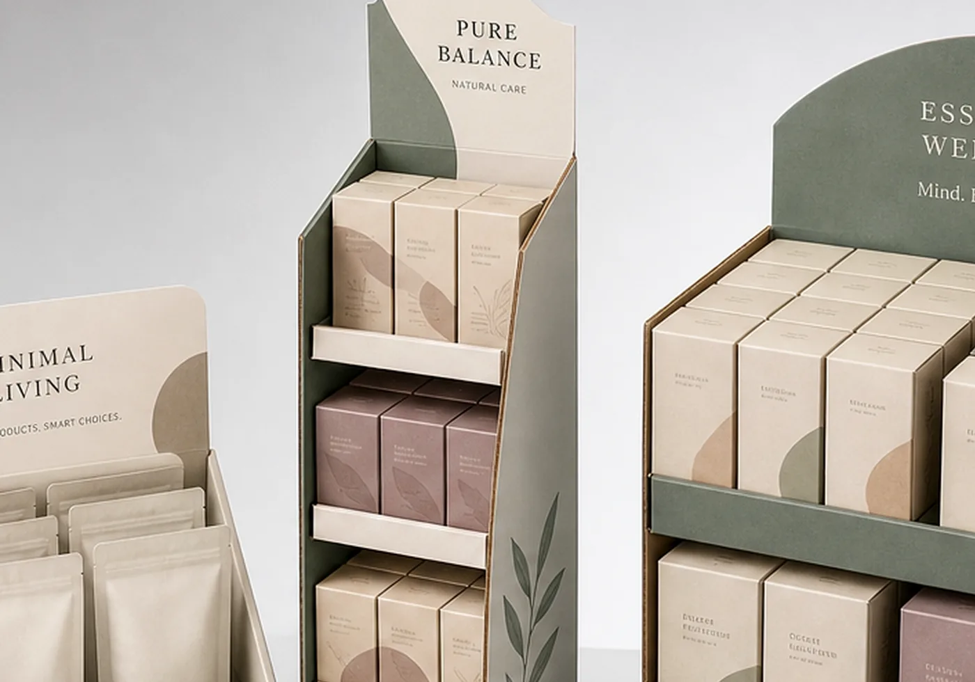 Printed retail display packaging and display shipper structure