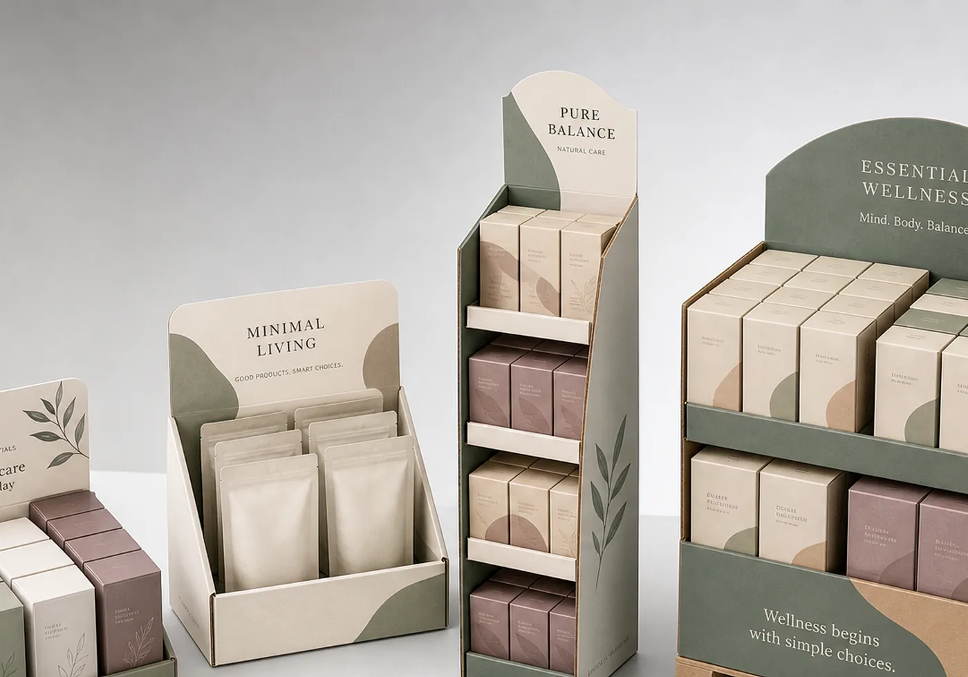 Printed retail display packaging and display shipper structure