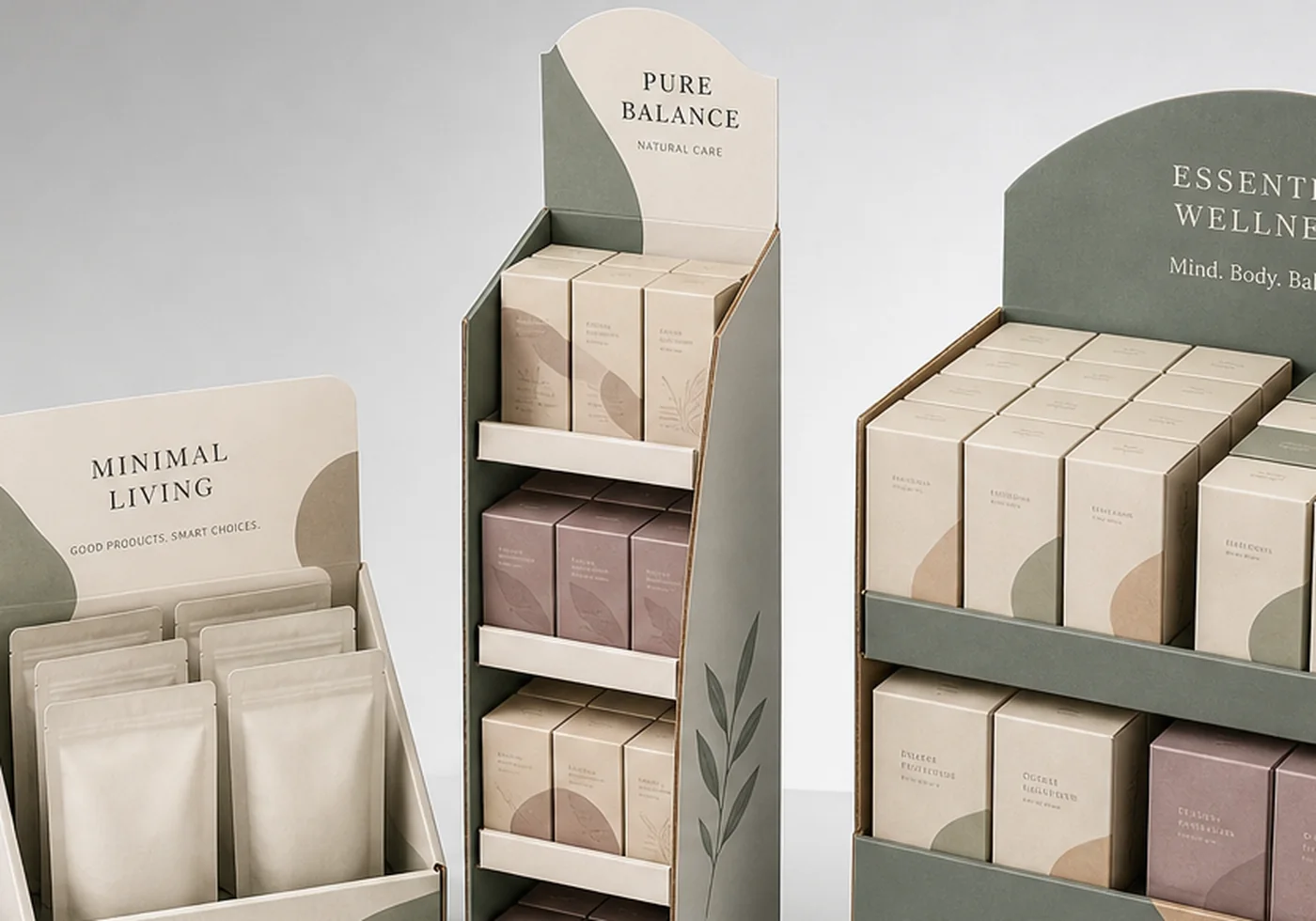 Printed retail display packaging and display shipper structure