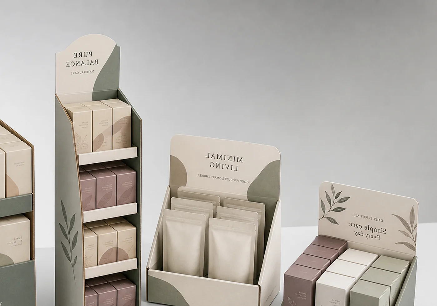 Printed retail display packaging and display shipper structure