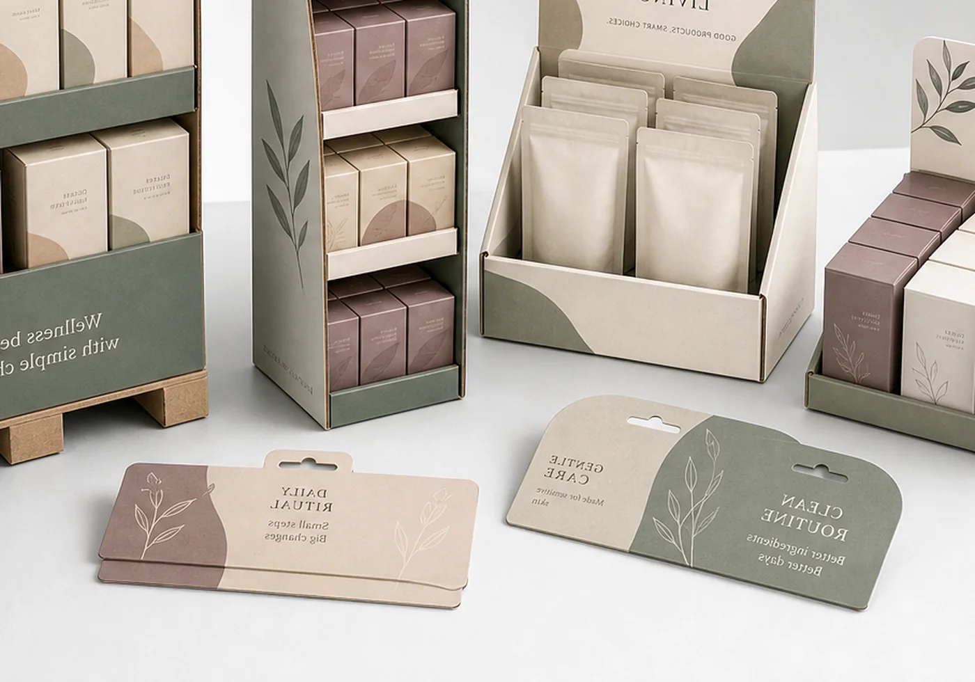 Printed retail display packaging and display shipper structure
