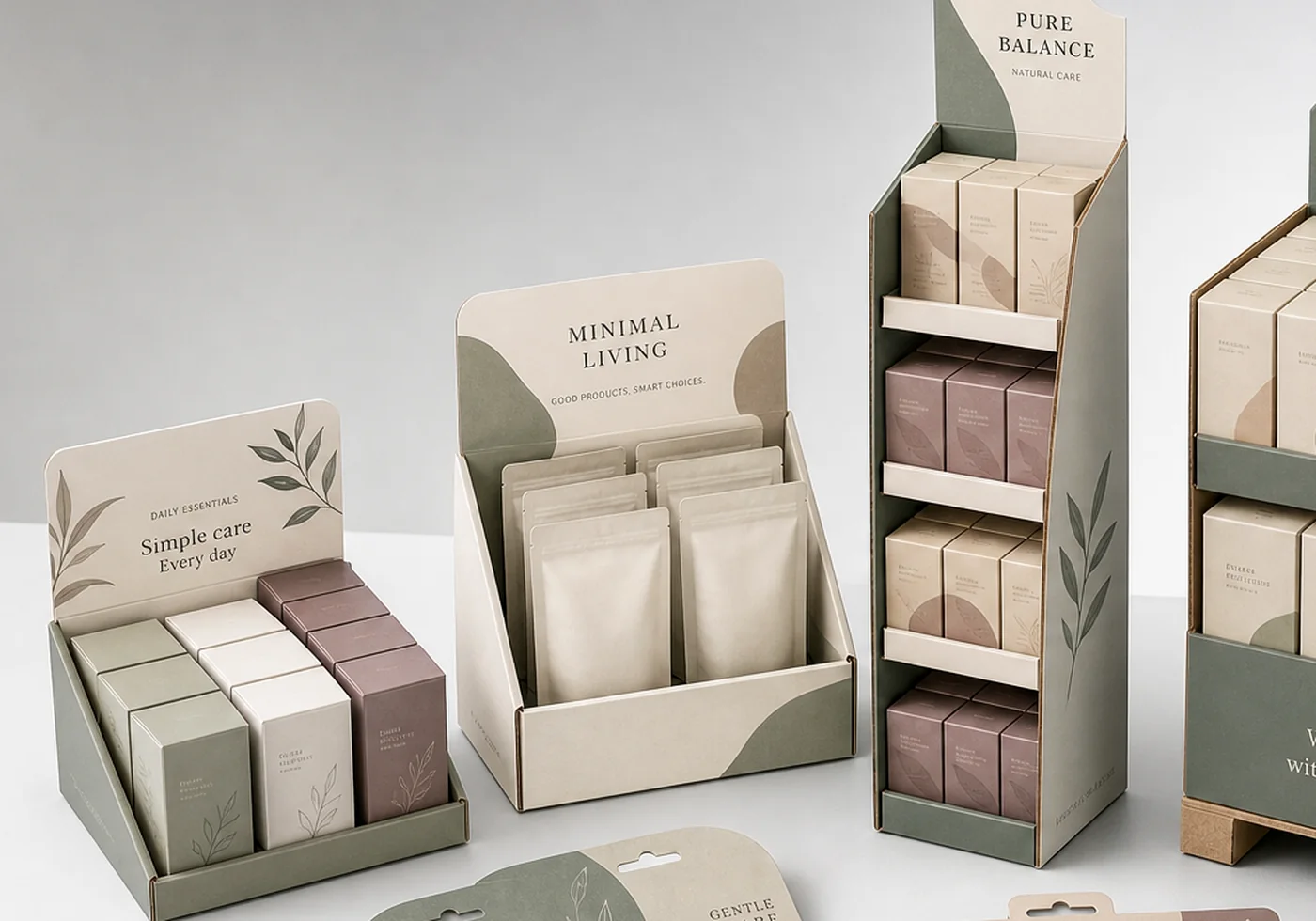 Printed retail display packaging and display shipper structure