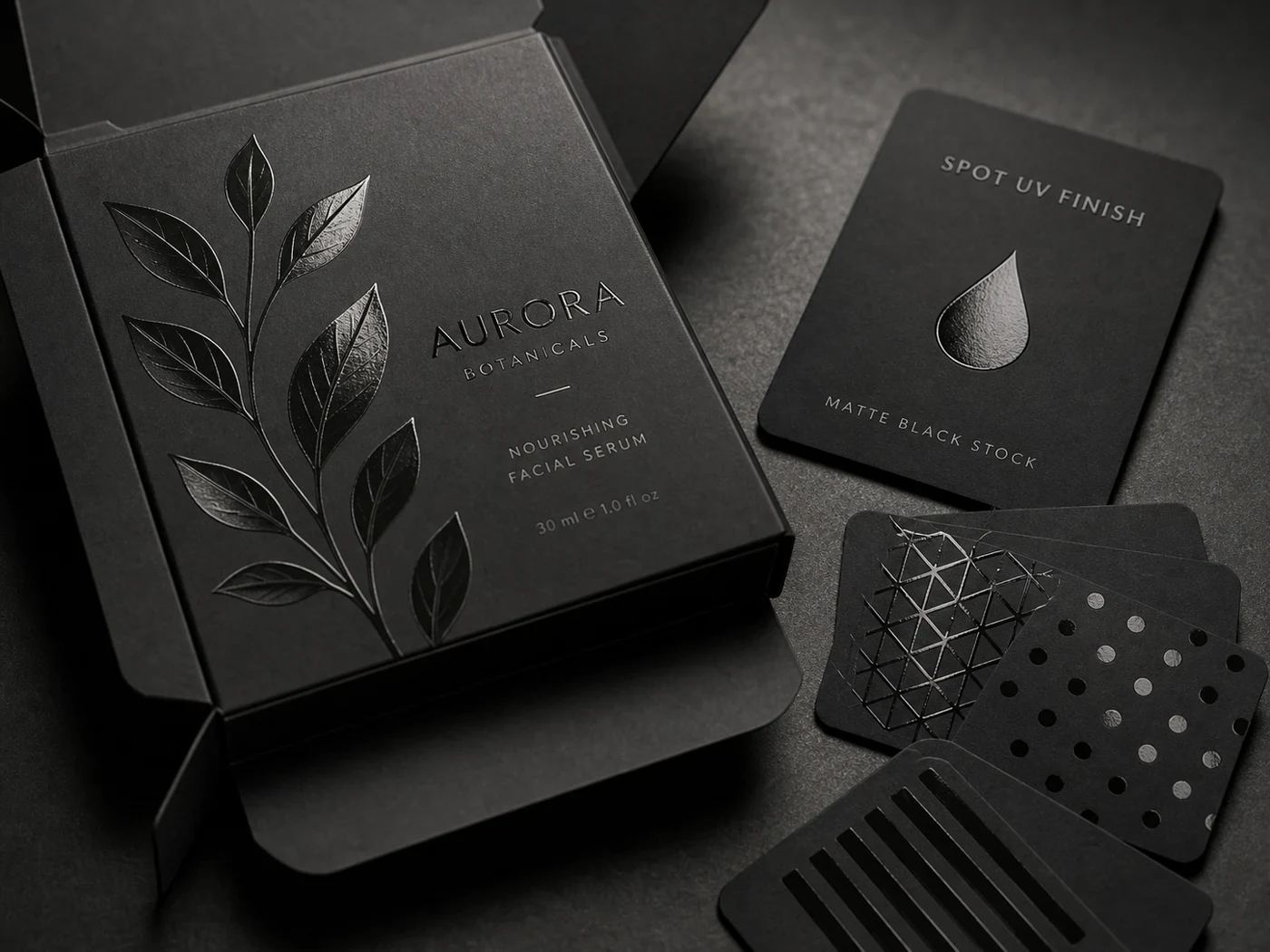 Gloss highlight effect on retail packaging artwork