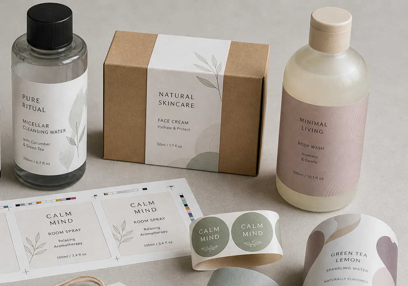 Open box packaging with paper insert and protective filler