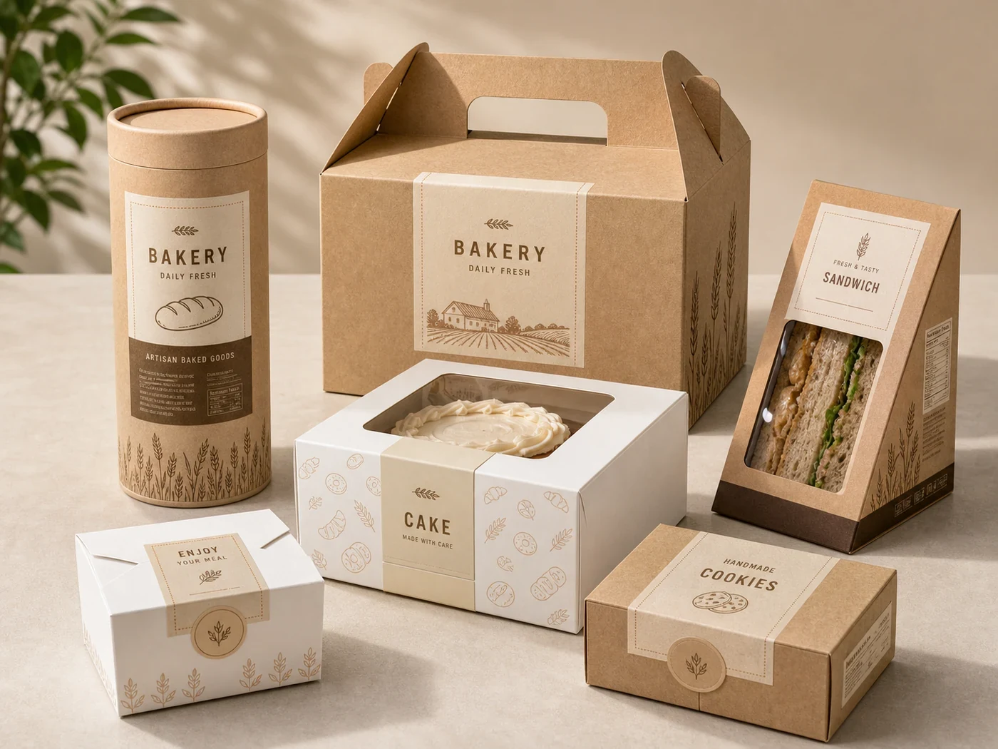Round paper tube packaging suitable for food and cosmetic products