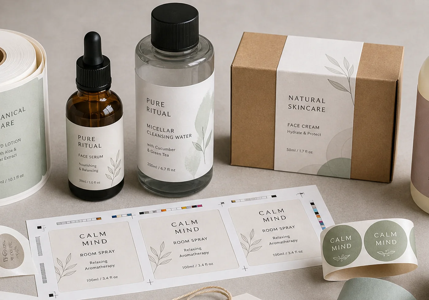 Open box packaging with paper insert and protective filler