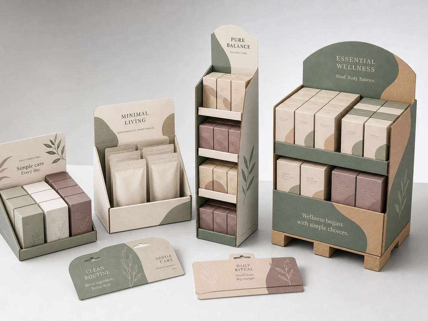 Printed retail display packaging and display shipper structure