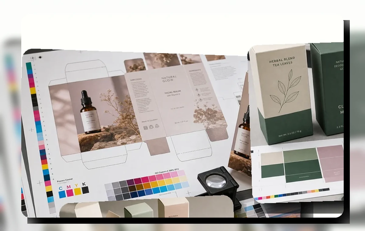Packaging artwork and dieline review image 1