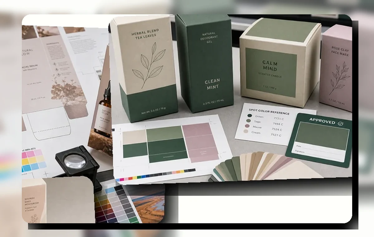 Packaging artwork and dieline review image 2
