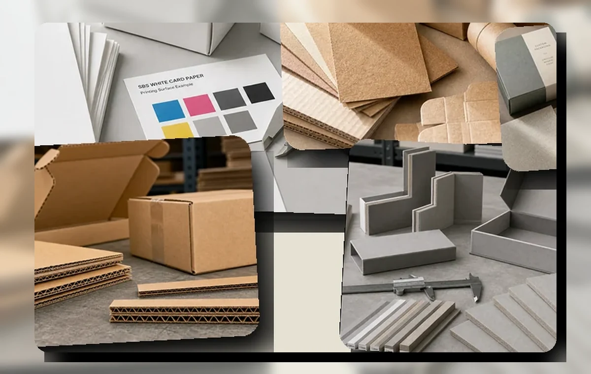 Paper and board material comparison image 3