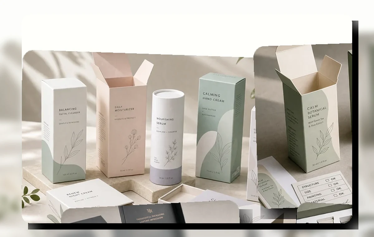 Cosmetic packaging structure image 1